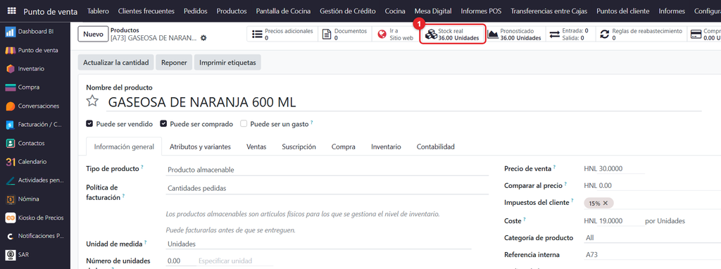 Paso 4 - Comprobar - Cómo actualizar la cantidad de un producto
