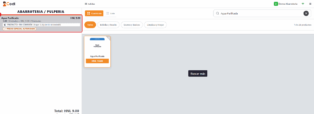 Paso 4 - Vender en la caja (con internet) - Cómo autorizar un precio especial a un cliente