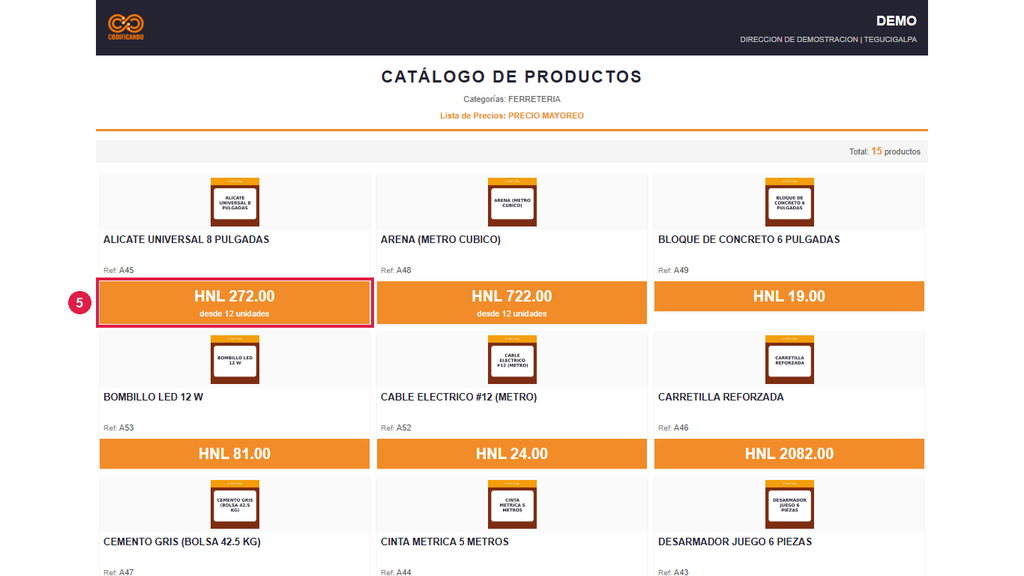 Paso 3 - El PDF con precios de mayoreo - IN-05 · Generar el catálogo PDF con precio normal y de mayoreo
