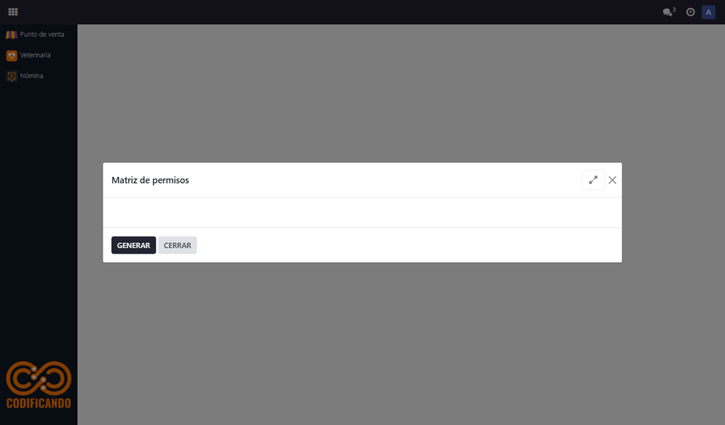 Paso 1 - Matriz - Cómo dar acceso a cada rol y exportar la matriz de permisos