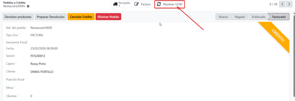 Opción 3: Hacer Devolución Estándar (Si tenías error de idempotencia)