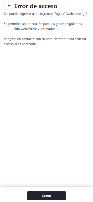 Formulario de contacto (móvil)