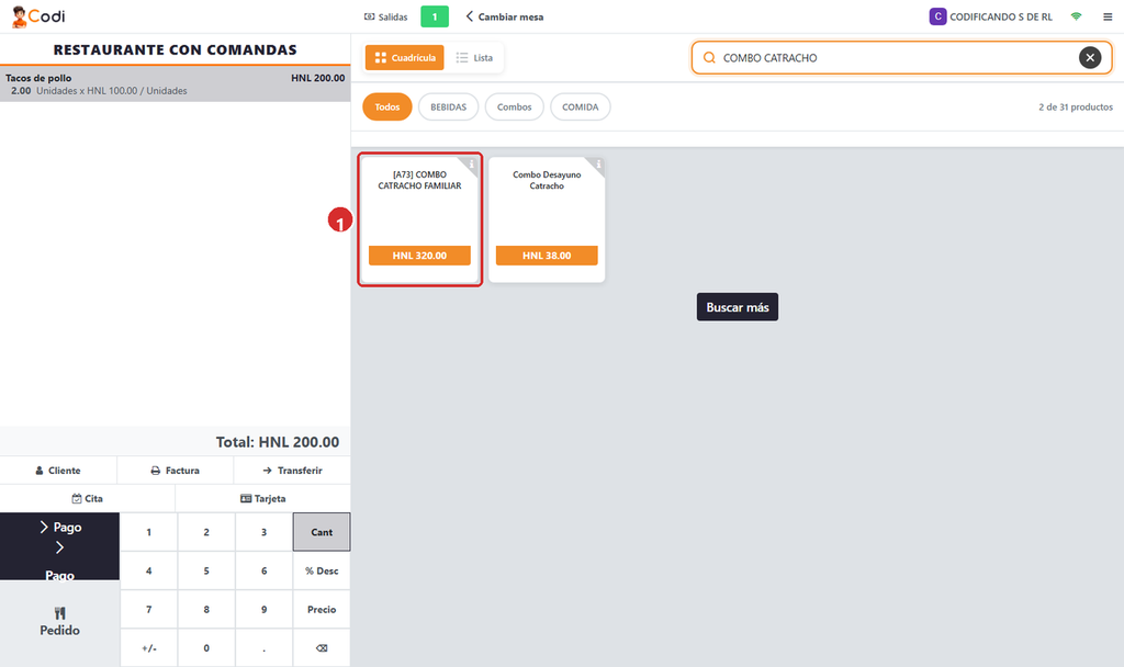 Paso 9 - Ver el combo en la caja - Cómo crear desde cero un producto con combinación (combo)