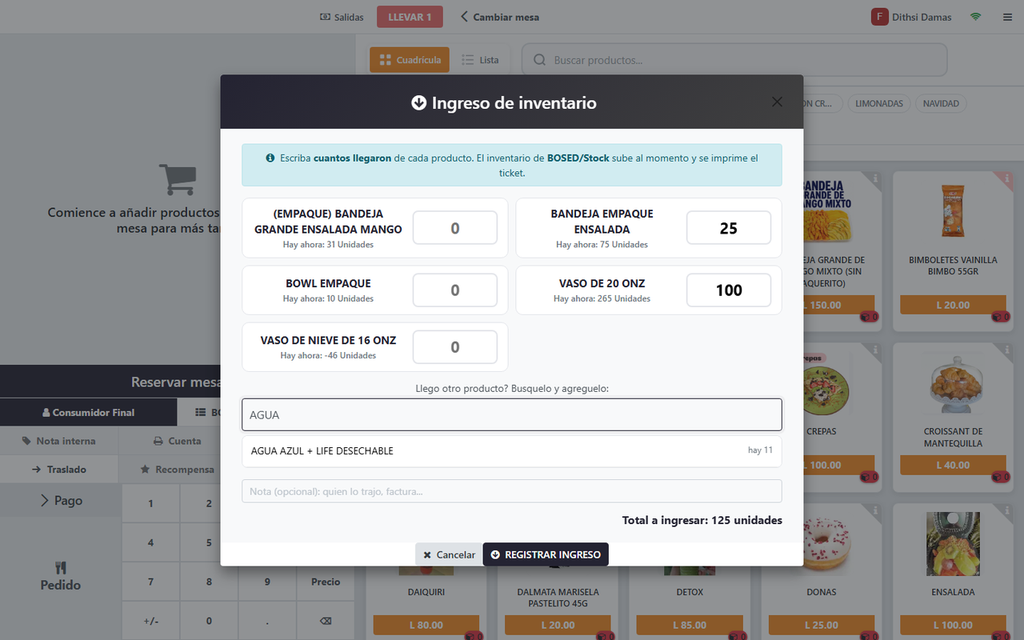 Paso 7 - Si llegó algo que no está en la lista - Cómo ingresar productos que llegan a la sucursal, desde la caja